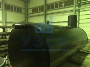 Резервуар горизонтальный стальной наземный в Новомосковске