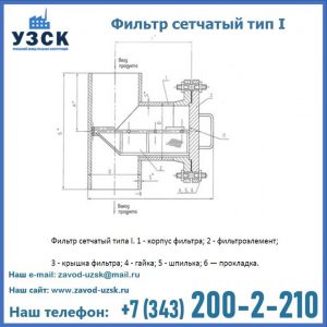 Фильтр сетчатый ФС по Т-ММ-11-2003 в Новомосковске