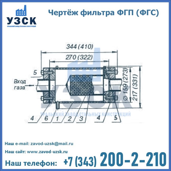 Схема ФГС(ФГП) в Новомосковске